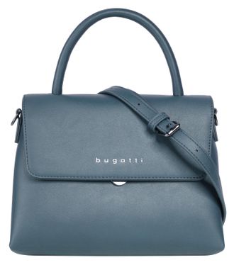 Bugatti Henkeltasche BUGATTI ALMATA, Damen, Gr. B/H/T: 23cm x 16cm x 8cm onesize, blau, Kunstfaser, clean, Taschen Henkeltasche