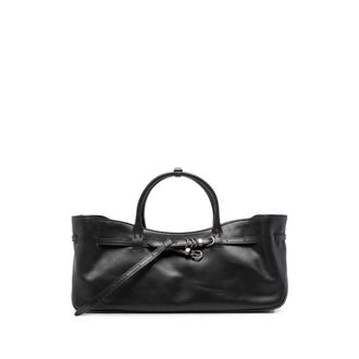 Margesherwood Grandma Used Belt-detail Leather Tote Bag