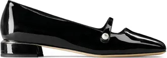 Jimmy Choo London Womens Elisa Patent Leather Ballet Flats