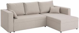 HOME AFFAIRE Ecksofa »Pur L-Form« wahlweise mit Bettfunktion