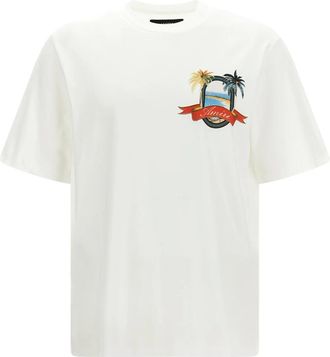 Amiri T-Shirts, male, White, S, Ma Paradise Tee