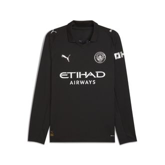 Puma Maglia gara Away a maniche lunghe Manchester City 25/26 da uomo, Accessori, Nero, 3XL