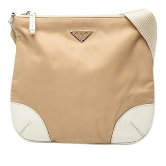 Prada Borsa a tracolla vintage Pre-owned - - Pre-owned - Donna - Beige - ONE SIZE