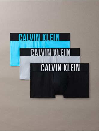 Calvin Klein Mens Intense Power 3-Pack Low Rise Trunk - Multi - M
