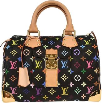 Louis Vuitton x Takashi Murakami 2010 30 Speedy Monogram handbag - Zwart