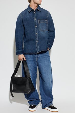 Givenchy Denim Shirt, Mens, Navy Blue