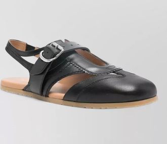 Dries Van Noten slingback flat sole open toe sandals