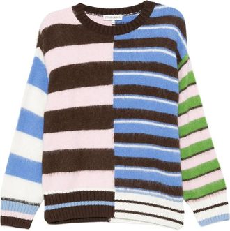 Stine Goya Crew-neck Striped Sweater