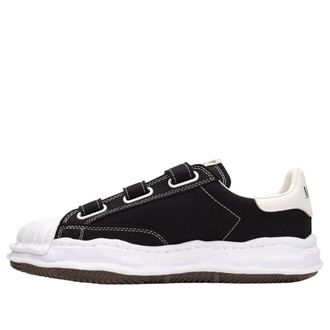 Miharayasuhiro Blakey OG Sole Canvas Low Velcro Black A14FW741-BLK
