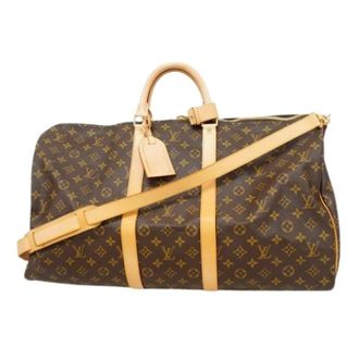 Louis Vuitton Pre-owned Weekend Bags, unisex, Brown, Size: ONE SIZE Pre-owned Boston Bag