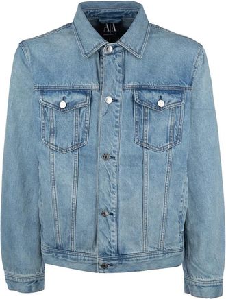 A|X Armani Exchange Hombre, Chaquetas, Azul, Talla: L