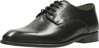Clarks Mens Twinley Lace derby shoess, Black (Black Leather), 7.5 UK