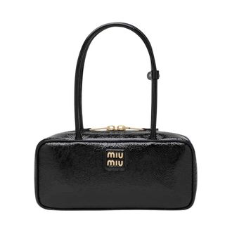 Miu Miu Borsa a Mano Media Arcadie - Dames - Tassen - Zwart - Maat: ONE Size