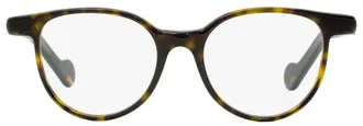 Moncler ML5032 Oval Acetate Eyeglasses - Brown