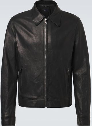 Dolce & Gabbana Giacca blouson in pelle
