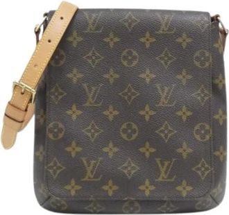 Louis Vuitton Pre-owned Cross Body Bags, male, Brown, Size: ONE SIZE Pre-owned Monogram Musette Salsa Shoulder Bag