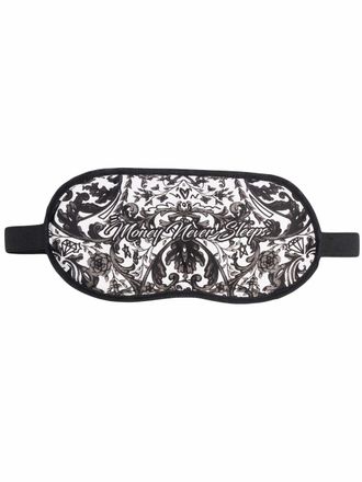 Philipp Plein New Baroque sleep mask - unisex - Polyester/Cotton - One Size - Black