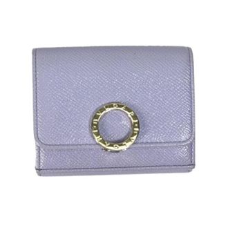 Bulgari Pre-owned Wallet (tri-fold) - Dames - Vintage Accessoires - Paars - ONE Size - Leer - Vintage