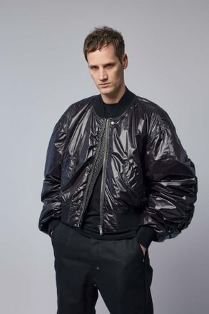 Rick Owens Woven Padded Bomber - Secchia Flight