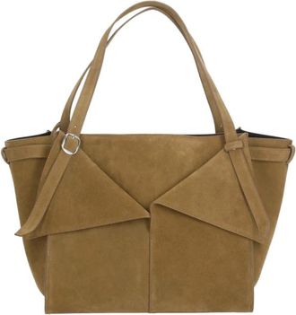 Coperni Tote Bags, female, Brown, Size: ONE SIZE Belt Cabas