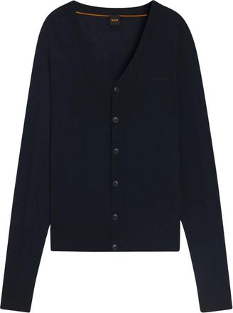 HUGO BOSS Heren, Truien, Blauw, Maat: 3XL Zijde