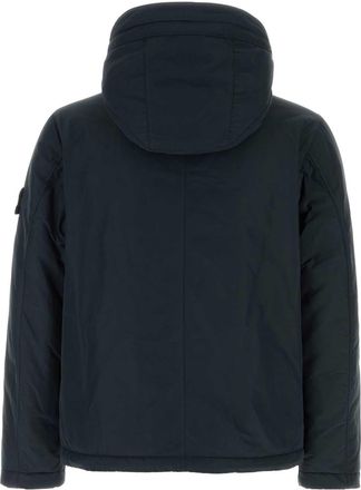 Stone Island Parka Down Jacket - Navy