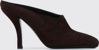Toteme Suede Sheepskin Mules with Round Toe and Stiletto Heel