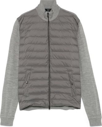 Herno Piumino con zip - Grigio