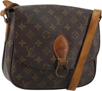 Louis Vuitton Pre-owned Vintage Canvas Cross Body Bag - Dames - Vintage Schoudertas - Bruin - ONE Size - Vintage