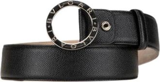 Bulgari Pre-owned Leather belts - Heren - Vintage Accessoires - Zwart - ONE Size - Leer - Vintage