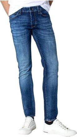 Jack & Jones Straight Leg Jeans Classic Fit - Heren - Slim Fit Jeans - Blauw - W34 L32 - Katoen - Jeans