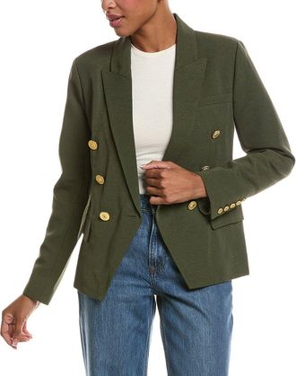 L'agence LAgence Kenzie Double-Breasted Blazer