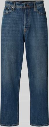 Jack & Jones Jack & Jones Straight Fit Jeans aus Baumwolle Modell ALEX ORIGINAL in Dunkelblau, Gr&ouml;&szlig;e 28/32