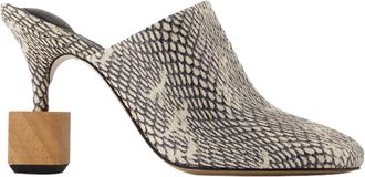 Jacquemus Les Mules Bisou - Jacquemus - Leather - Animal print
