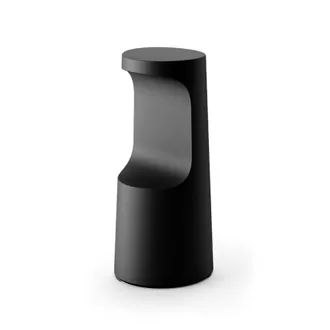 Plust Taburete De Bar Dise&ntilde;o Moderno 75cm Polietileno Interior Exterior Fura S1 - Negro