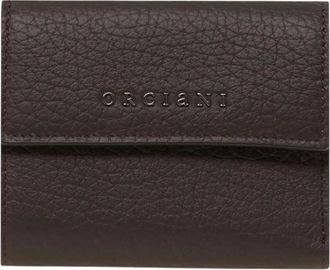 Orciani Cartera Peque&ntilde;a Suave con Solapa - Accessories - Mujer - Marr&oacute;n - ONE SIZE