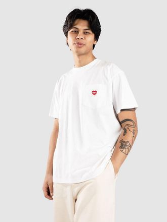 Carhartt Work in Progress Pocket Heart T-Shirt wit