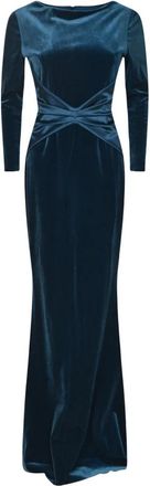 La Petite Robe Di Chiara Boni La Petite Robe Kleedjes - Dames - Avondkleed - Blauw - XL - Kleedjes