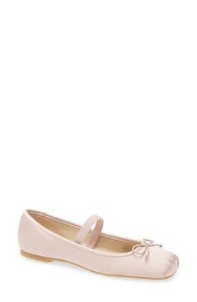 Dolce Vita Ginata Ballet Flat in Blush Satin at Nordstrom Rack, Size 11