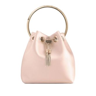 Jimmy Choo London Bon Bon Circular-handle Bucket Bag