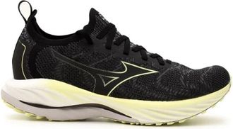 Mizuno Wave Neo Wind - Heren - Sneakers - Zwart - 44 EU - Schoenen