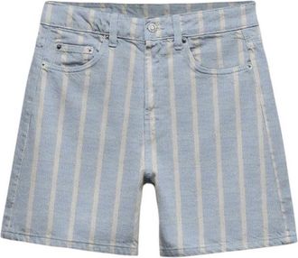 MC2 Saint Barth Gestreept Blauw-Witte Shorts - Dames - Korte Broeken - Blauw - L - Korte Broeken