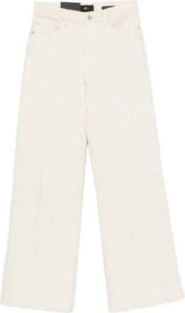 7 For All Mankind 7forallmankind Jeans - Dames - Loose Fit Jeans - Wit - W32 - Jeans