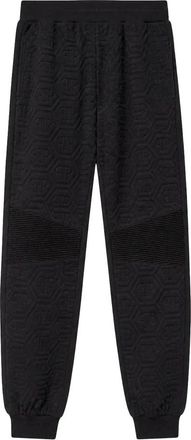 Philipp Plein Broeken, Heren, Zwart, 2Xl, Joggingbroek Monogram