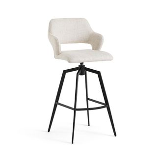 AM.PM Draaiende barstoel, gevlochten stof, Asyar