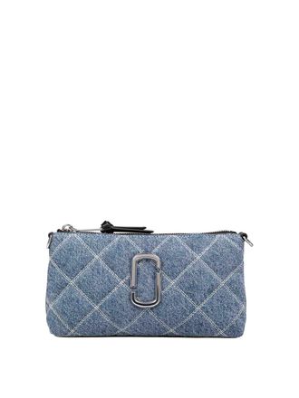 Marc Jacobs The Pochette Snapshot in quilted denim