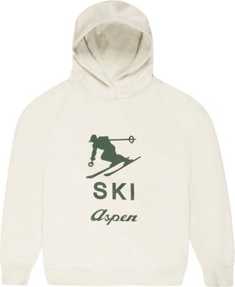 Bally Unisex 6302903 Ski Aspen Hooded Bone Sweatshirt
