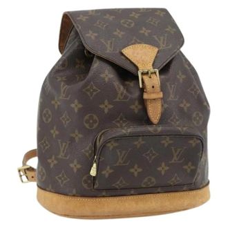 Louis Vuitton Pre-owned Vintage Rugzak - Dames - Pre-owned - Bruin - Maat: ONE Size Leer