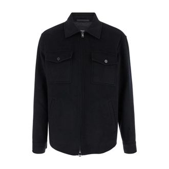 Theory Light Jackets, male, Black, XL, Classic Black Jacket with Tech Fabric