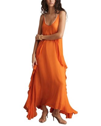 Reiss Eden Ruffle Occasion Dress